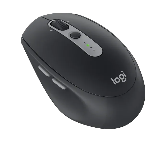 Logitech M590 Silent Wireless Bluetooth Mouse with 1000 DPI, Multi-Device Workflow Support, and 5 Programmable Buttons for Desktop, Laptop, and Mobile (Graphite)