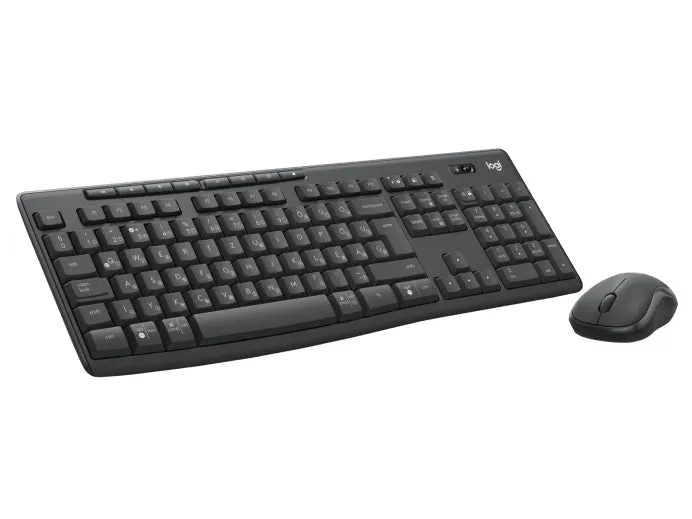 Logitech Mk370 Combo For Business - Keyboard And Mouse Set - Wireless - Bluetooth Le - Qwerty - Portuguese - Graphite