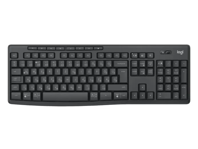 Logitech Mk370 Combo For Business - Keyboard And Mouse Set - Wireless - Bluetooth Le - Qwerty - Portuguese - Graphite