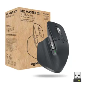 Logitech Mx Master 3S For Business Mouse Office Right-Hand Rf Wireless   Bluetooth Laser 8000 Dpi