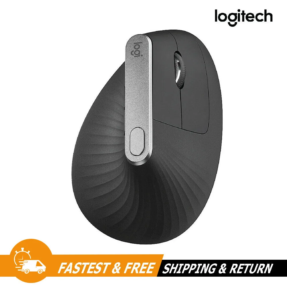 Logitech MX Vertical Advanced Ergonomic Mouse Wireless USB Receiver, 910-005447