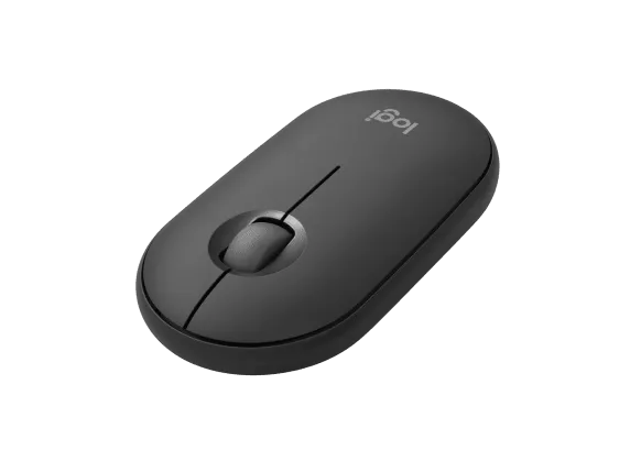 Logitech Pebble Mouse 2 M350s Slim Bluetooth Wireless Mouse, Portable, Lightweight Tonal Graphite