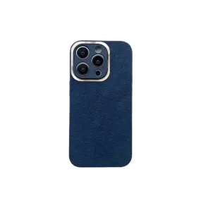 Luxe Leather Protective Phone Case for iPhone 11 Pro Max - Blue