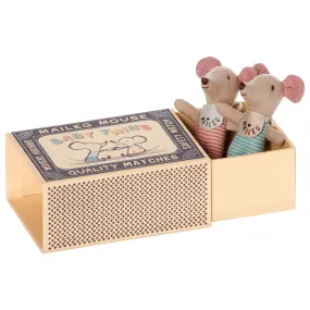 Maileg Baby Twins Mouse in Box