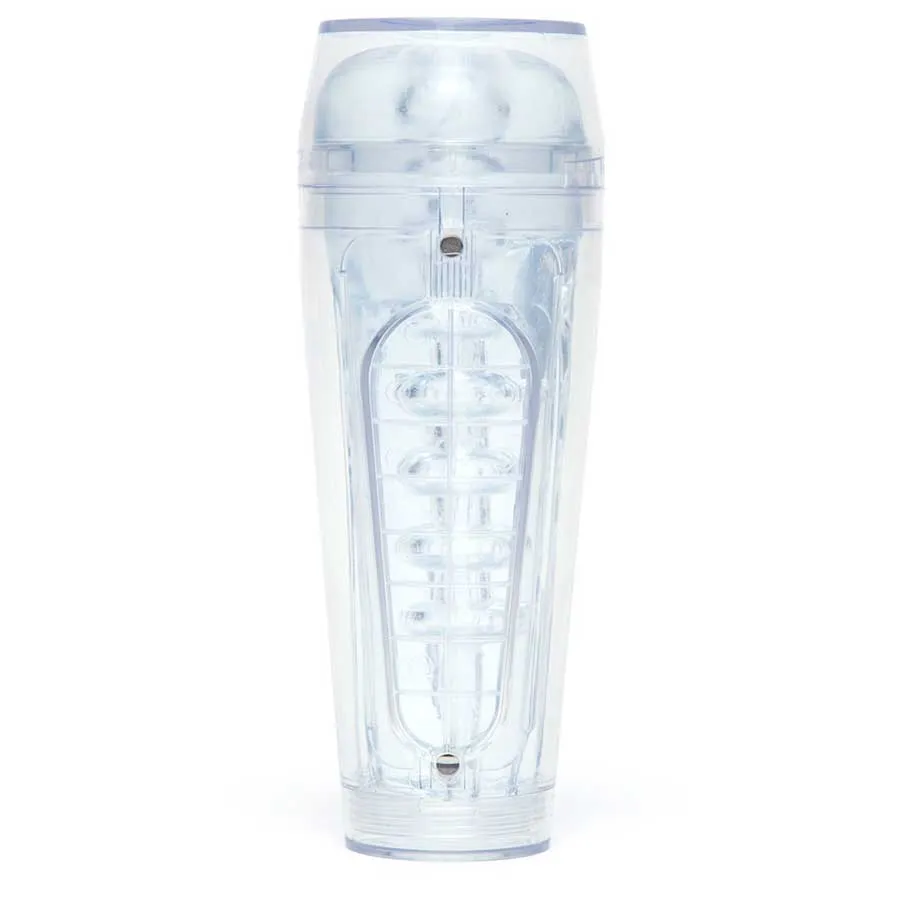 Main Squeeze Optix Masturbator | Crystal Clear Discreet Stroker for Men