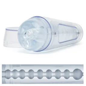 Main Squeeze Optix Masturbator | Crystal Clear Discreet Stroker for Men