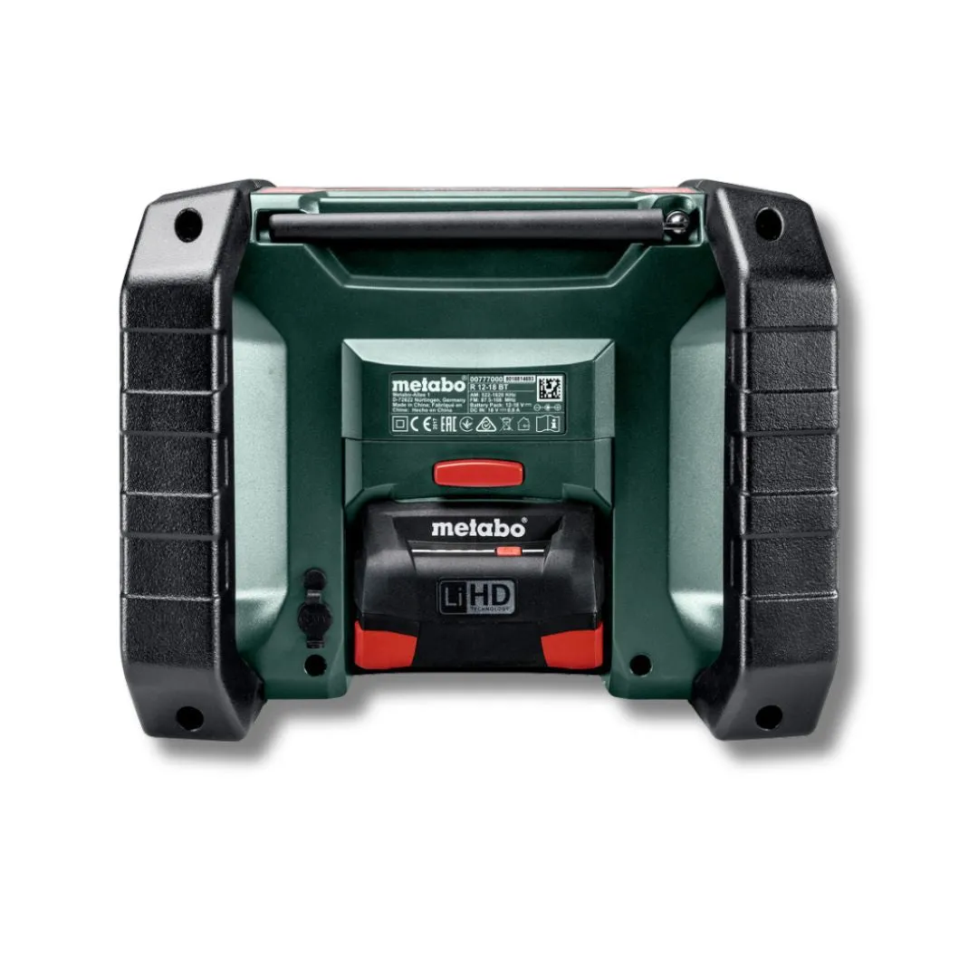 Metabo | Cordless Jobsite Radio R 12-18 BT Solo