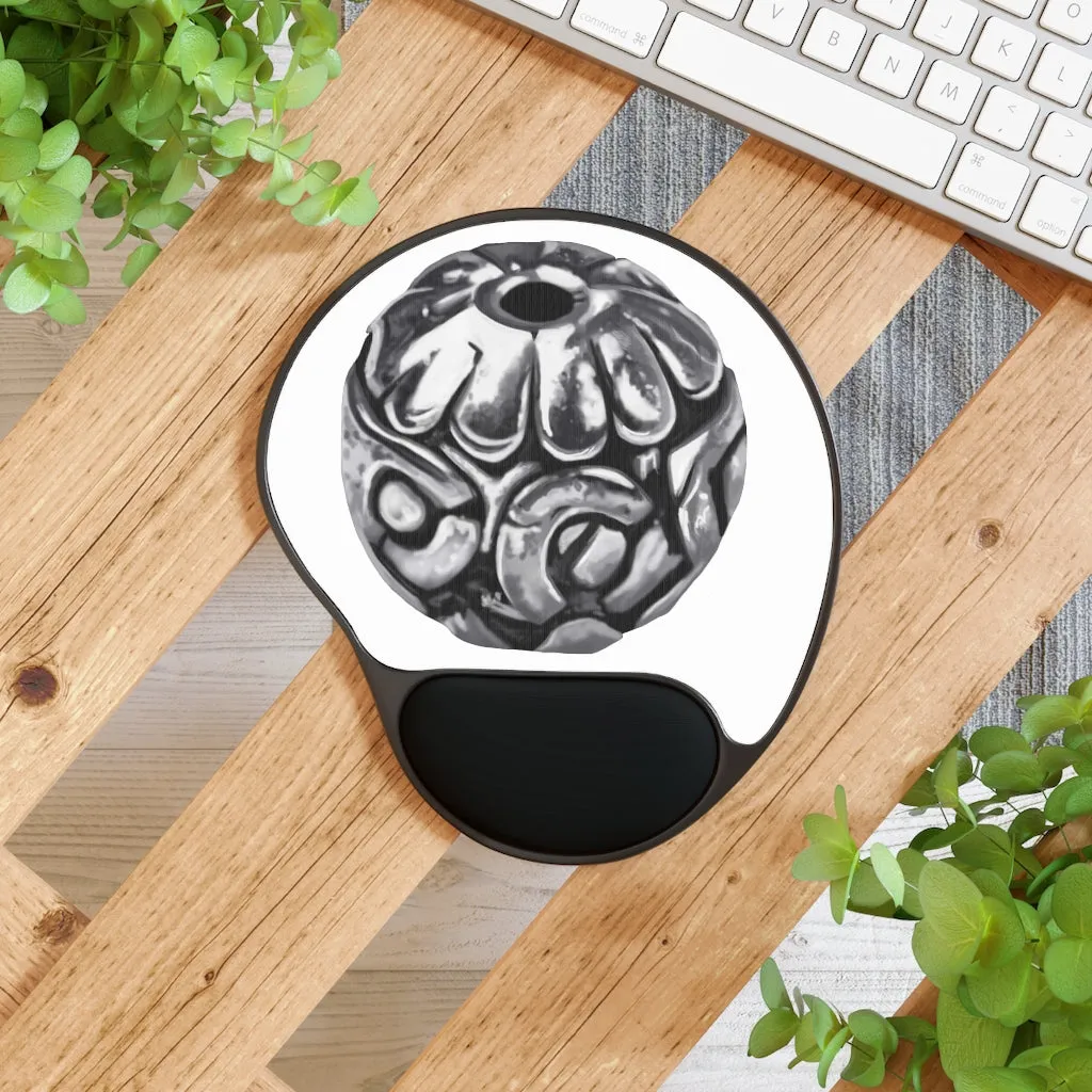 Metal Piece Mouse Pad With Wrist Rest