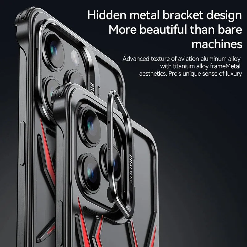 Metal Titanium Aluminum Alloy Ultra-thin Phone Case For iPhone