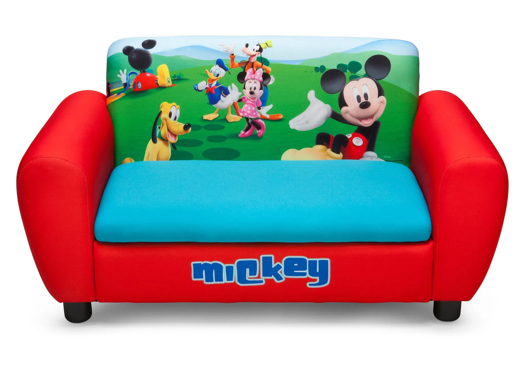 Mickey Mouse Upholstered Sofa with Storage