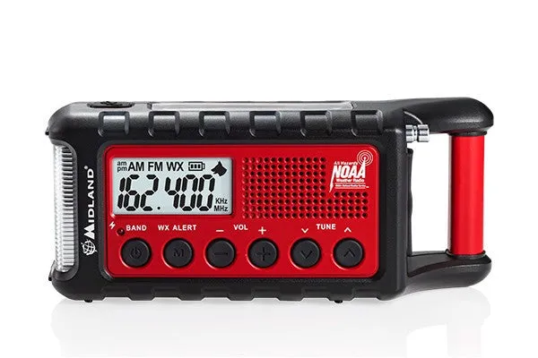 Midland® E READY Emergency Crank Weather Alert Radio