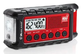 Midland® E READY Emergency Crank Weather Alert Radio