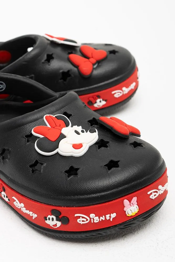 Minnie Mouse Clog Black