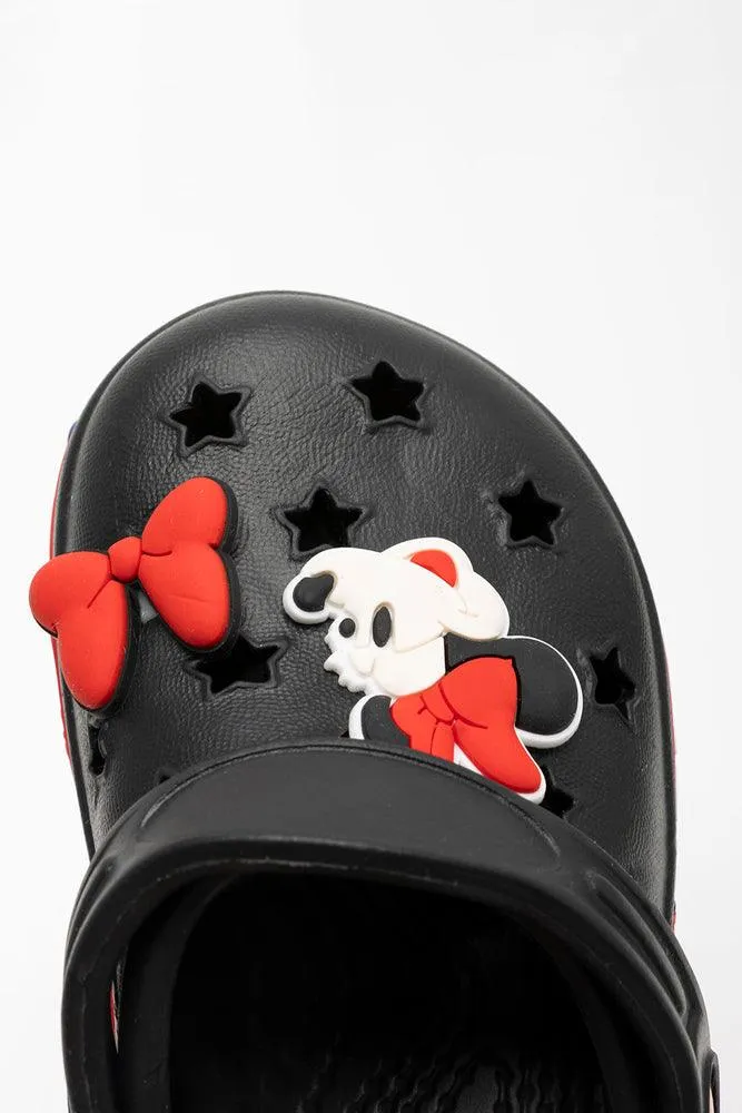 Minnie Mouse Clog Black