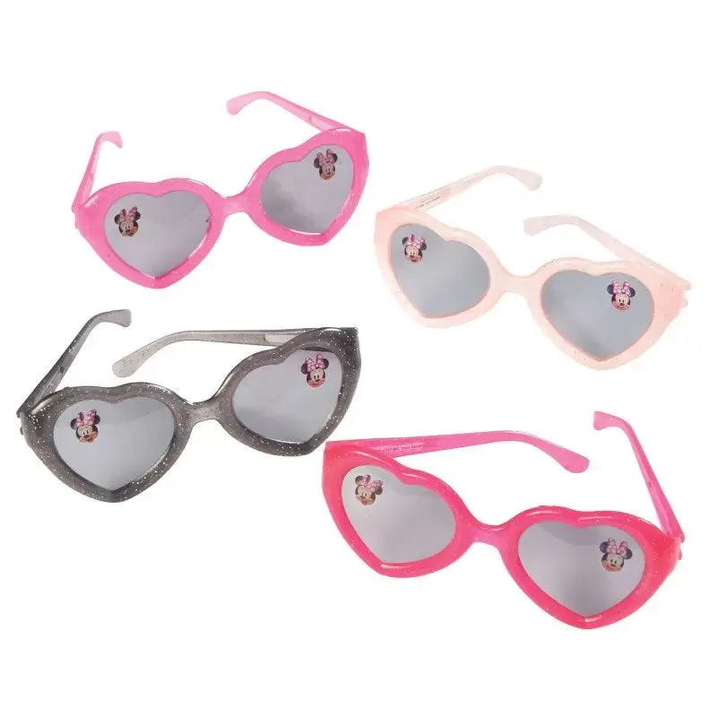 Minnie Mouse Forever Glittered Glasses - 8 Pkt