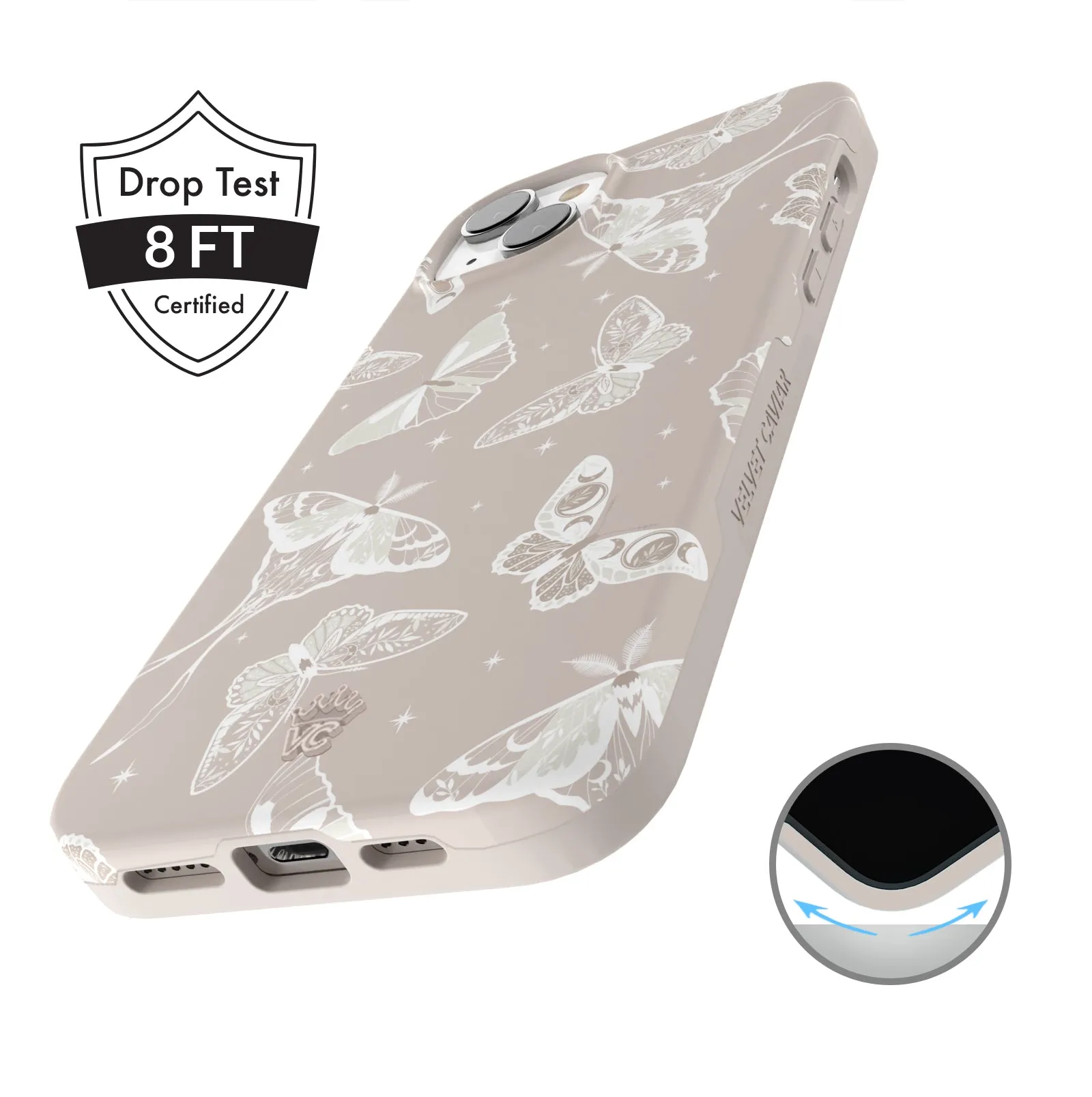 Moonlight Moths iPhone Case