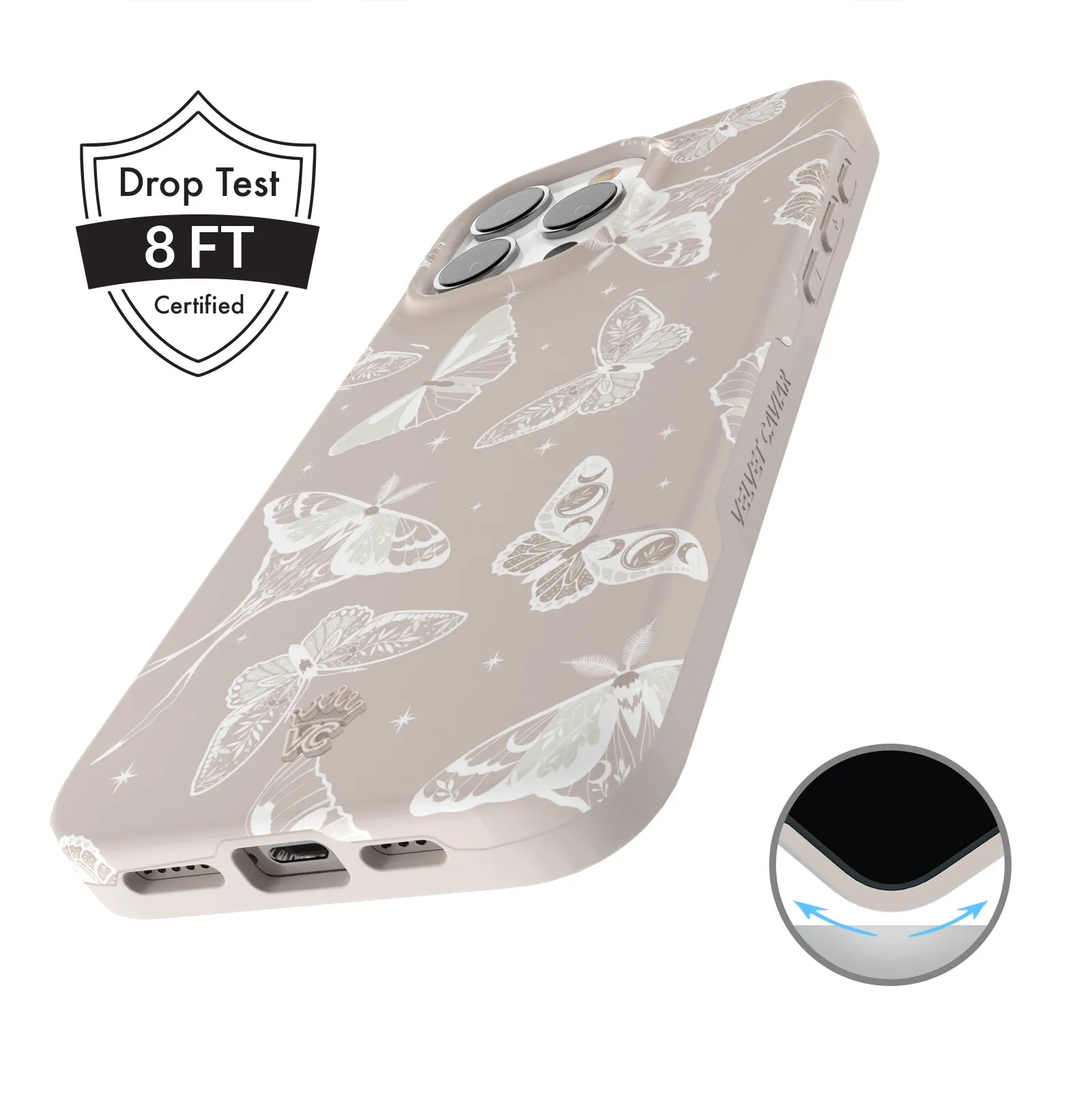 Moonlight Moths iPhone Case