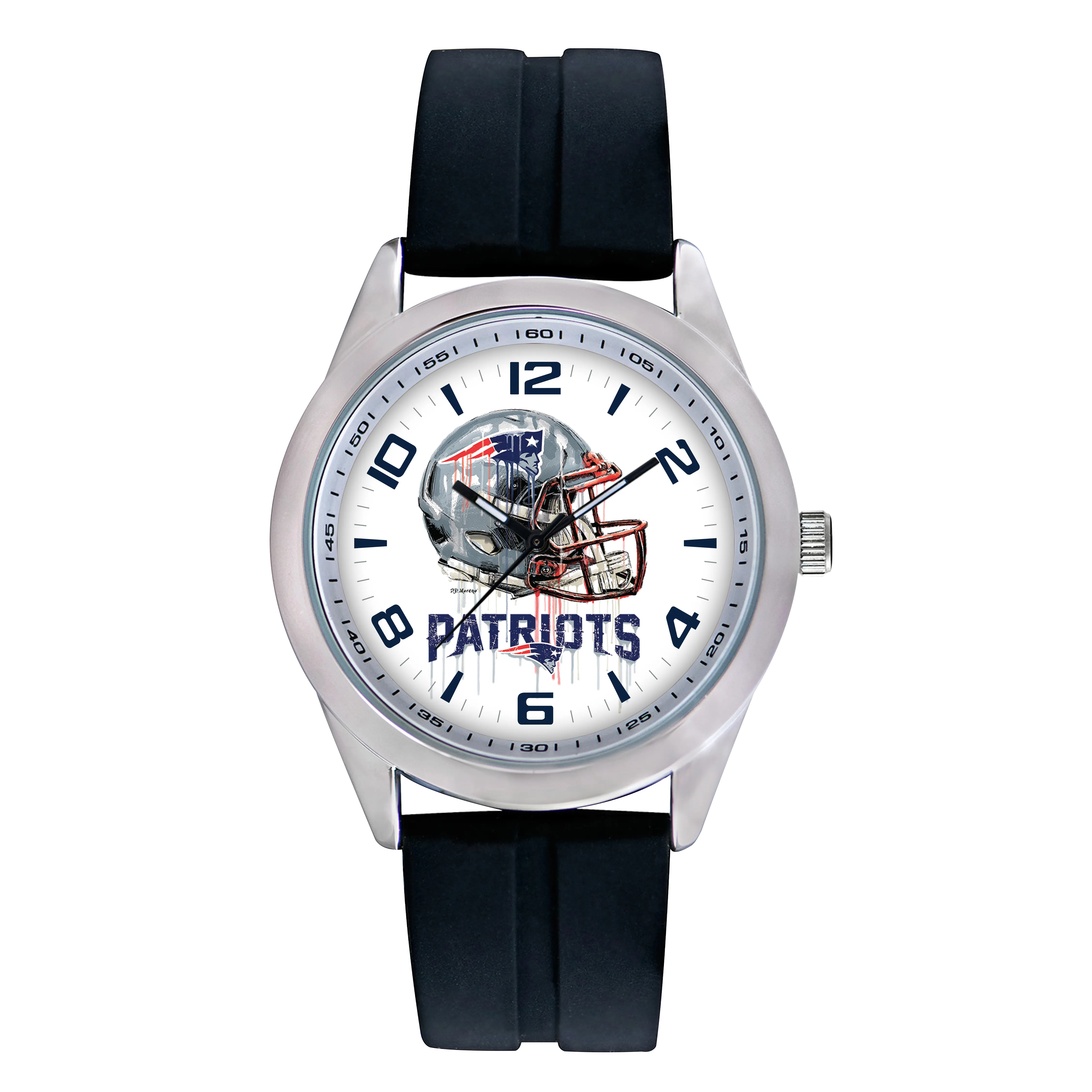 New England Patriots Men's Varsity Drip Watch