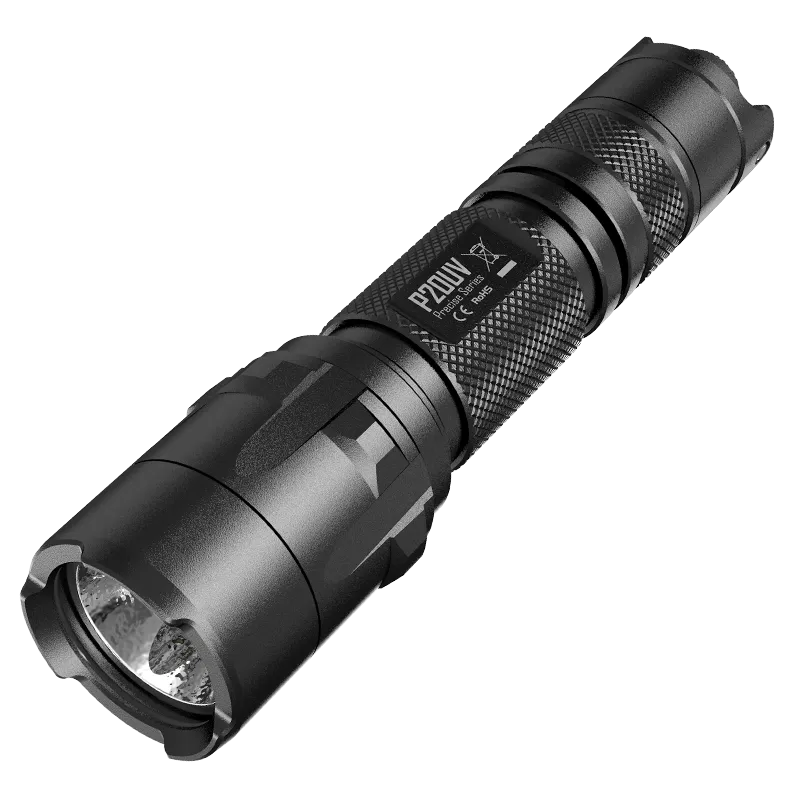 Nitecore Precise Series P20UV 1 x 18650 / 2 x CR123A CREE XM-L2 T6 800 Lumen LED Flashlight with Secondary UV LEDs