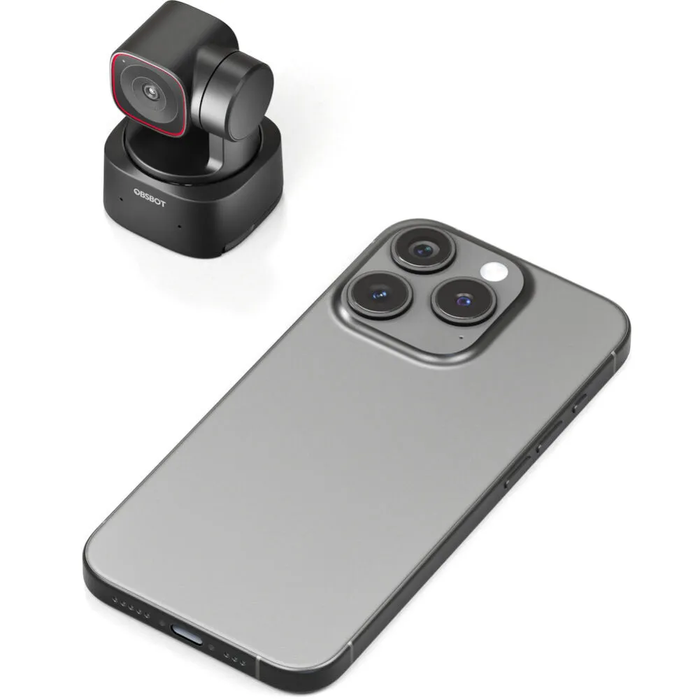 OBSBOT Tiny 2 Lite AI-Powered 4K PTZ Webcam