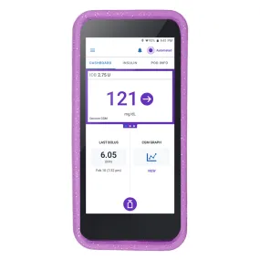 Omnipod® 5 Gel Skin- Purple Glitter