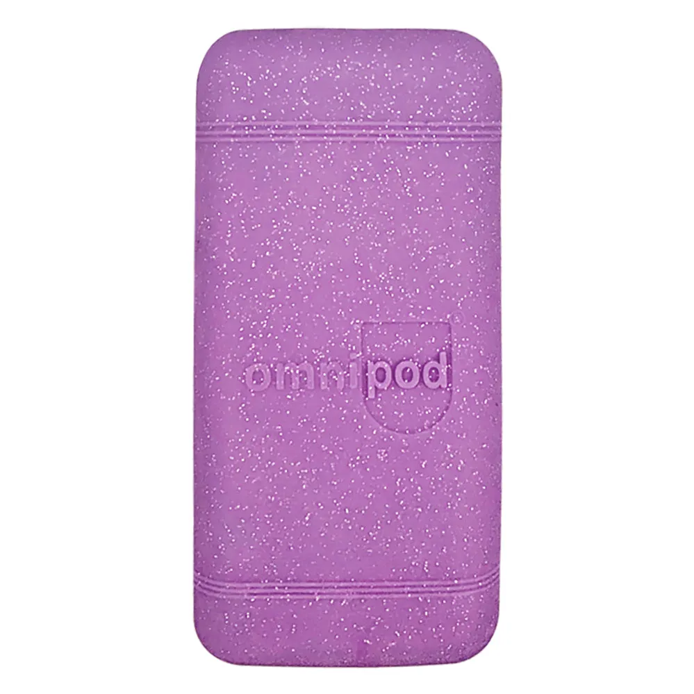 Omnipod® 5 Gel Skin- Purple Glitter