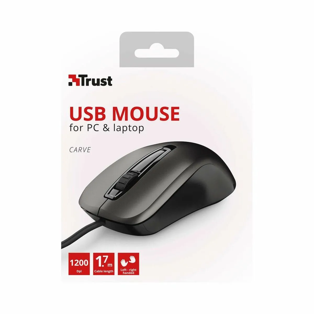 Optical mouse Trust 23733 Black