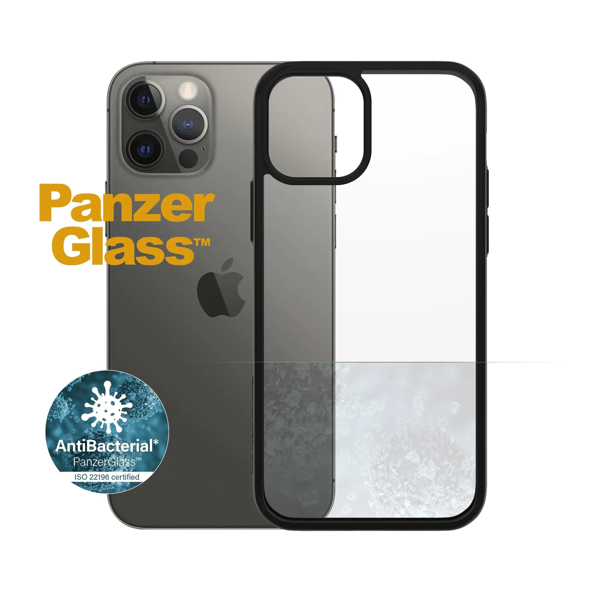 Panzerglass Clear Case iPhone 12 Series Black