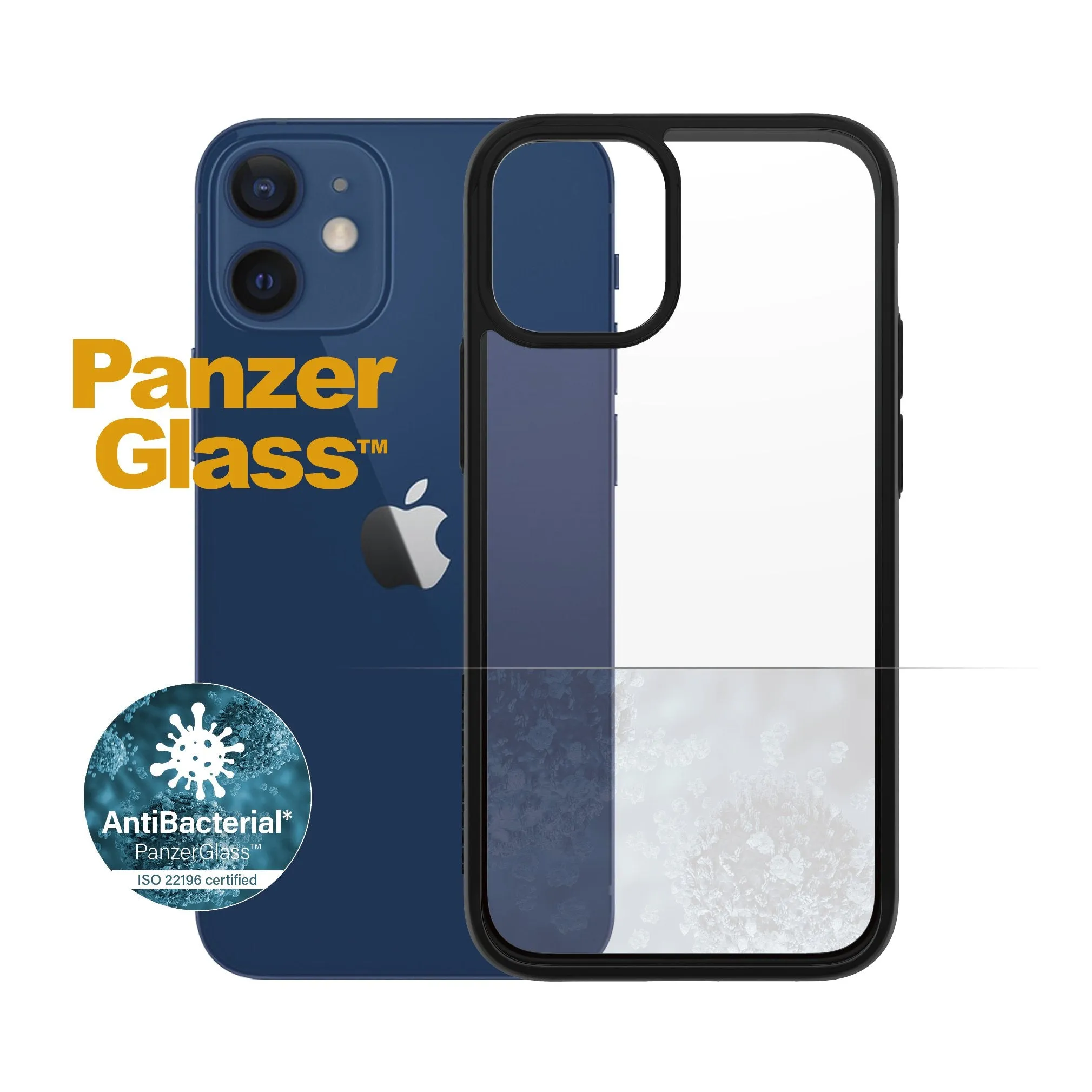 Panzerglass Clear Case iPhone 12 Series Black