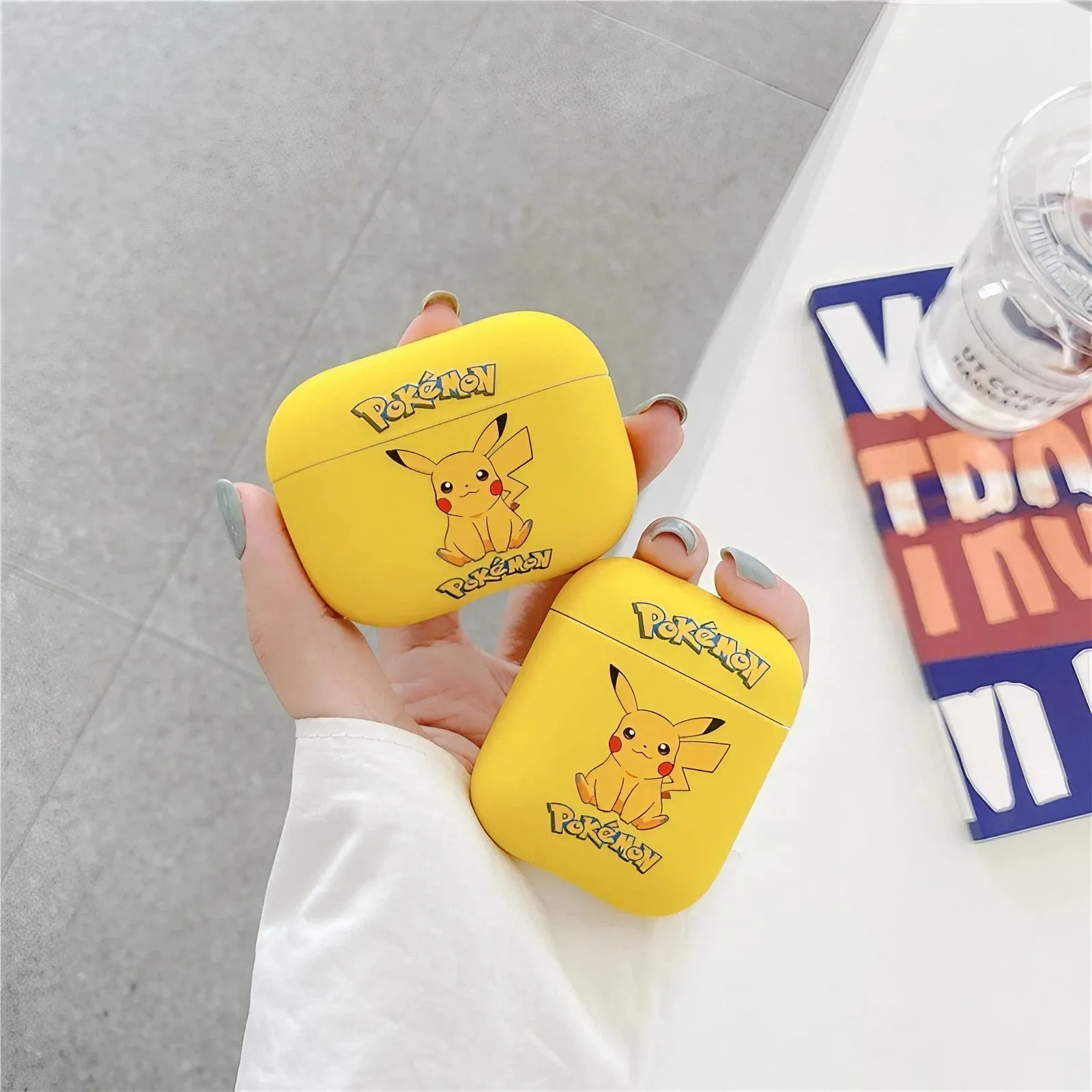 Pikachu AirPods Case Cute Anime Protective Case for AirPods