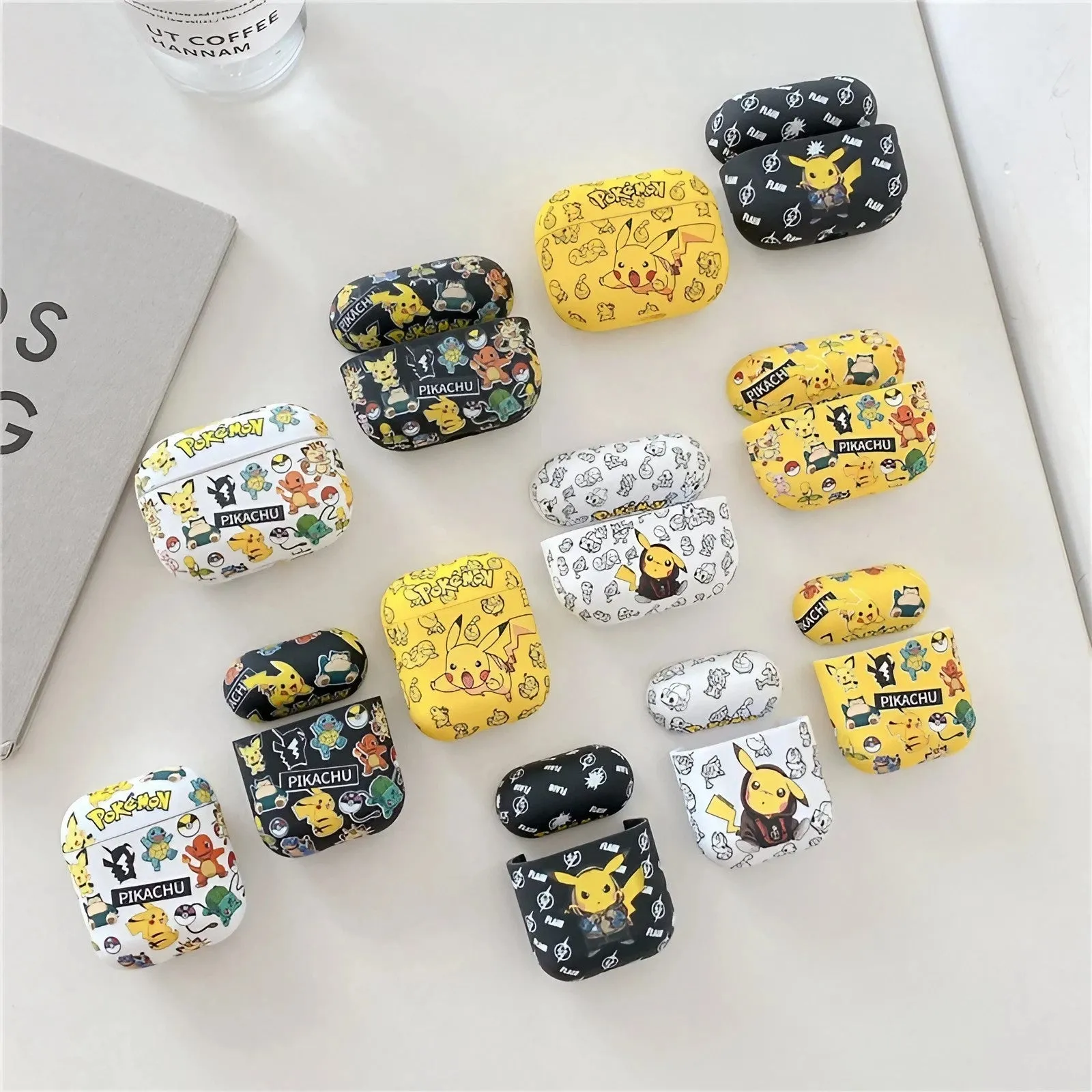 Pikachu AirPods Case Cute Anime Protective Case for AirPods