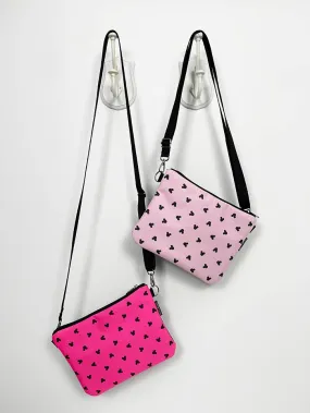 Pink Mickey Mouse Crossbody Bag, Disney Women's Shoulder Bag