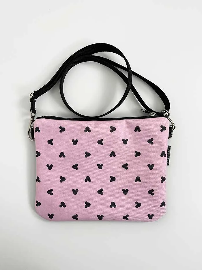 Pink Mickey Mouse Crossbody Bag, Disney Women's Shoulder Bag