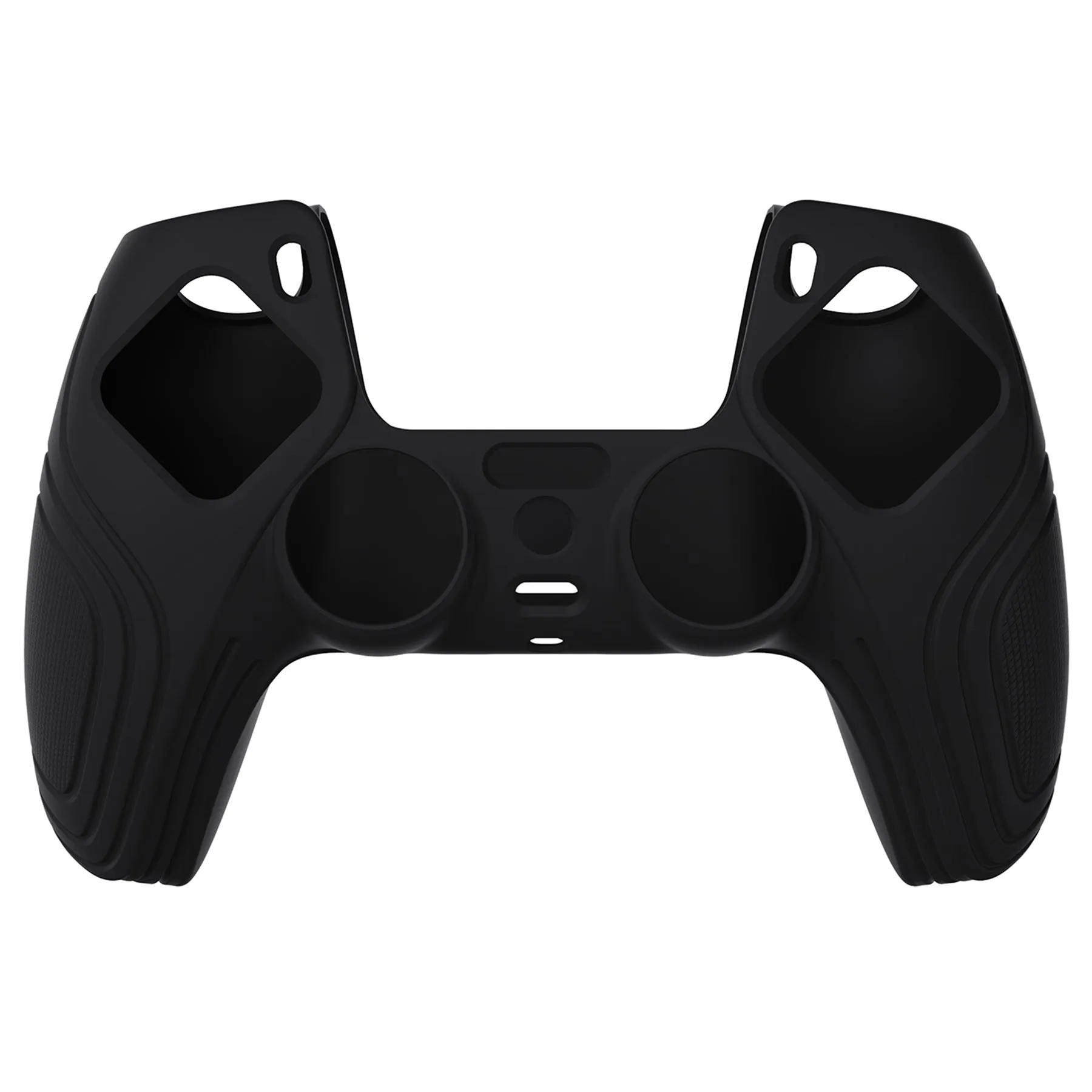 PlayVital Samurai Edition Anti-slip Controller Grip Silicone Skin, Ergonomic Soft Rubber Protective Case Cover for PS5 Controller with Thumb Stick Caps - BWPF