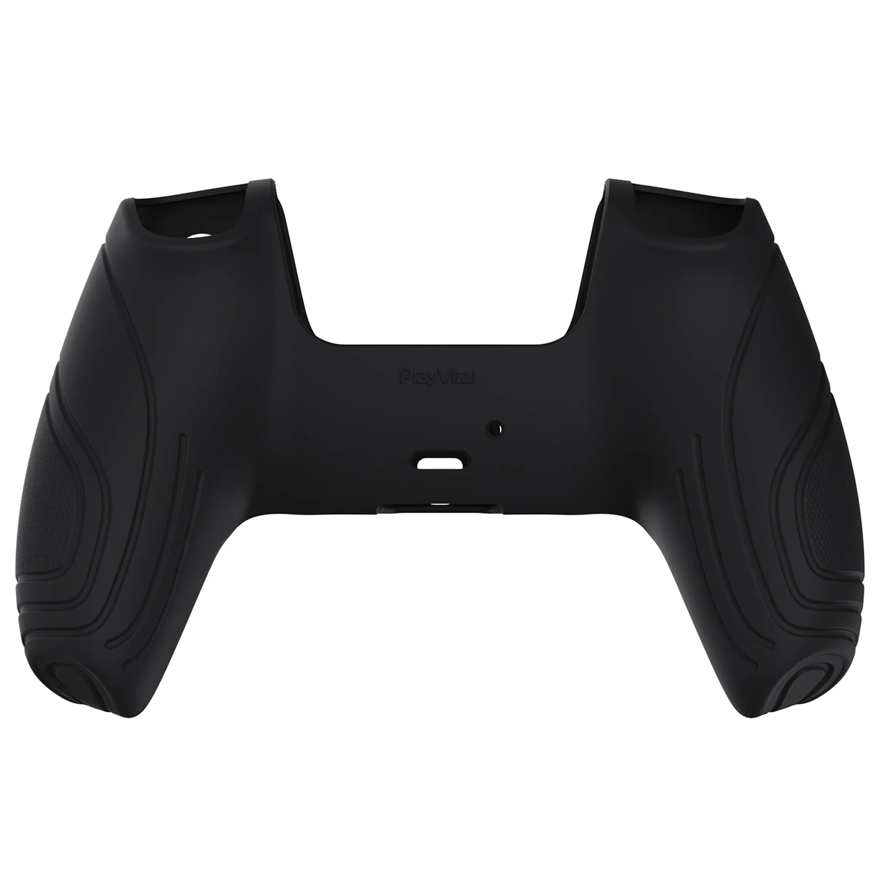 PlayVital Samurai Edition Anti-slip Controller Grip Silicone Skin, Ergonomic Soft Rubber Protective Case Cover for PS5 Controller with Thumb Stick Caps - BWPF