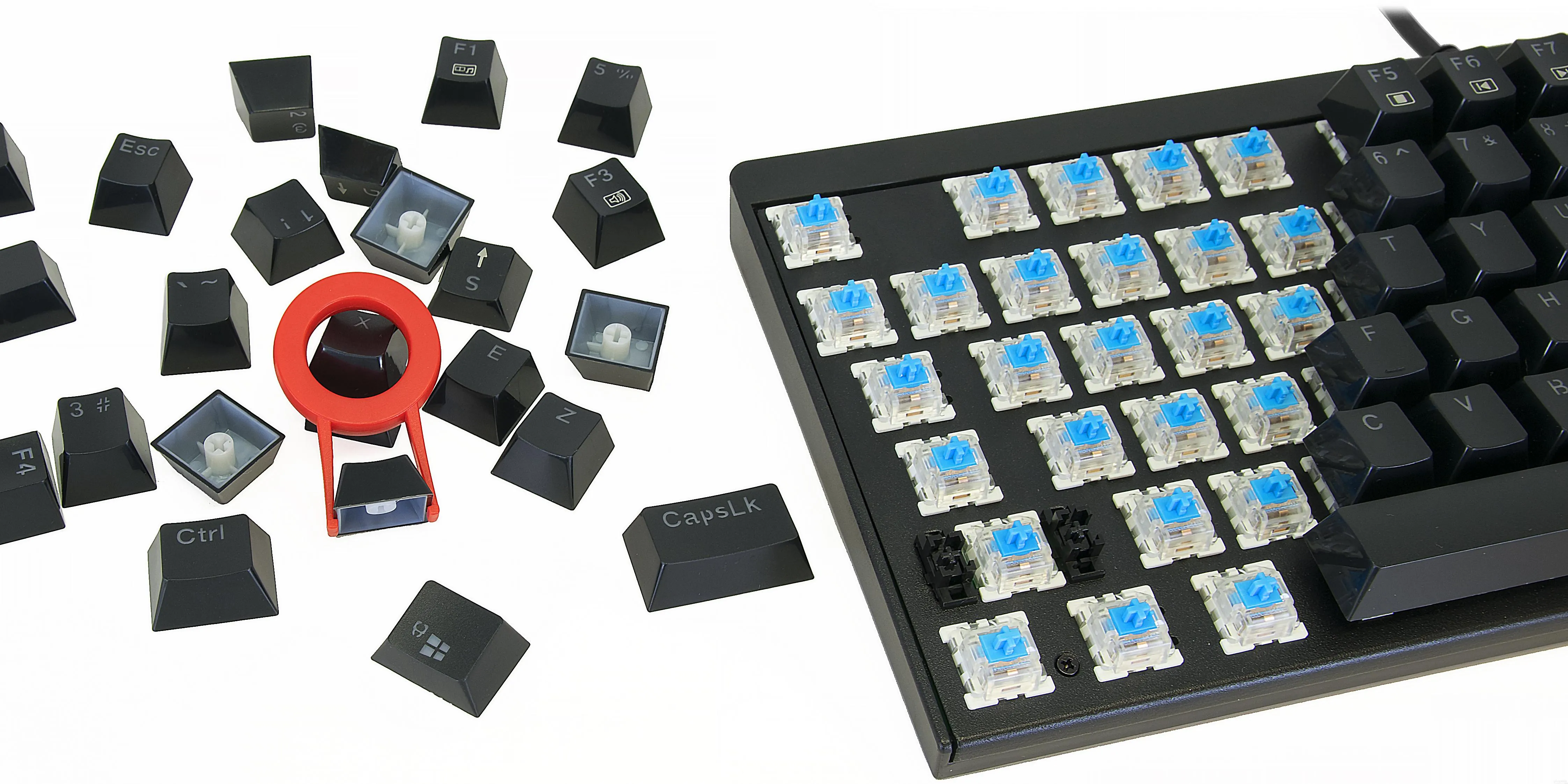 Plugable Compact 87-Key Mechanical Keyboard With Blue-Style Switches