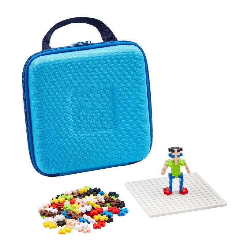 Plus Plus Travel Case Puzzle Polyethylene Multicolored 100 pc