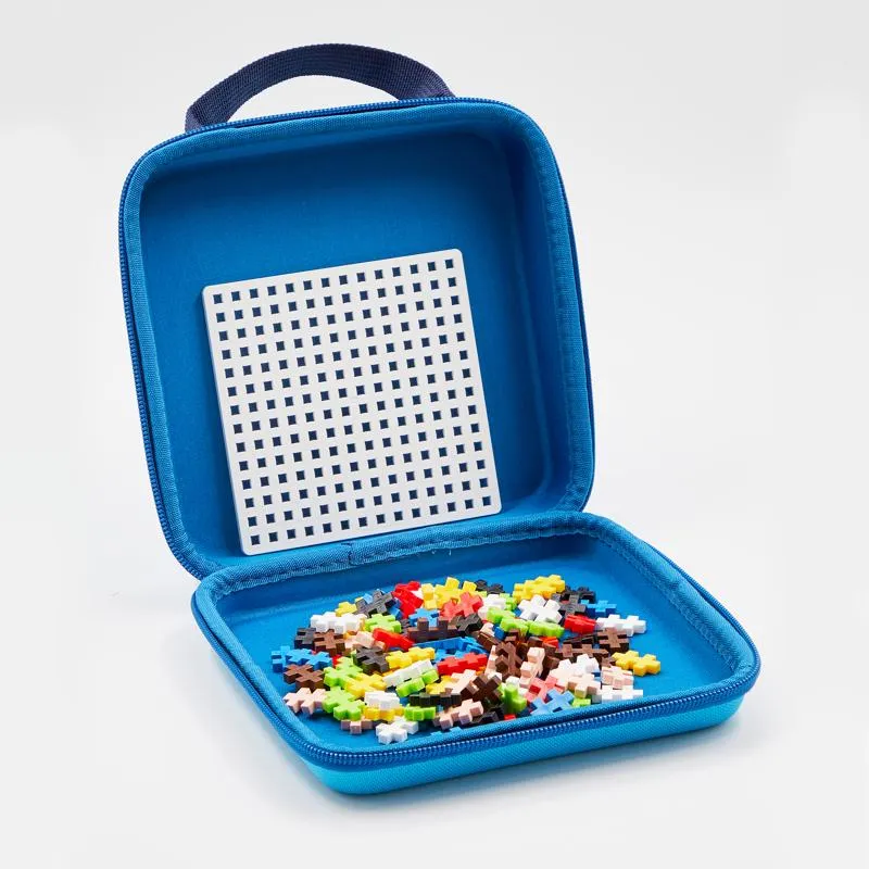 Plus Plus Travel Case Puzzle Polyethylene Multicolored 100 pc