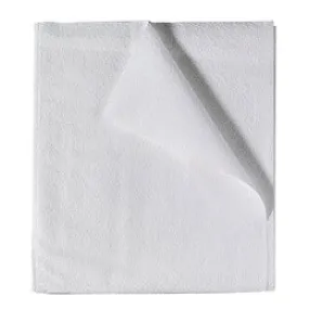 Premium 2-Ply Tissue Drape Sheets - 40" x 48" - Case of 100 White Sheets