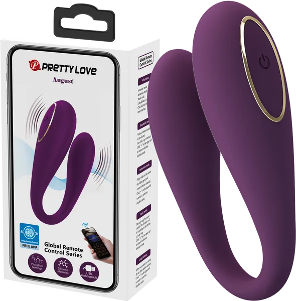 Pretty Love August Clit Stimulator Smart Phone Control Rechargeable