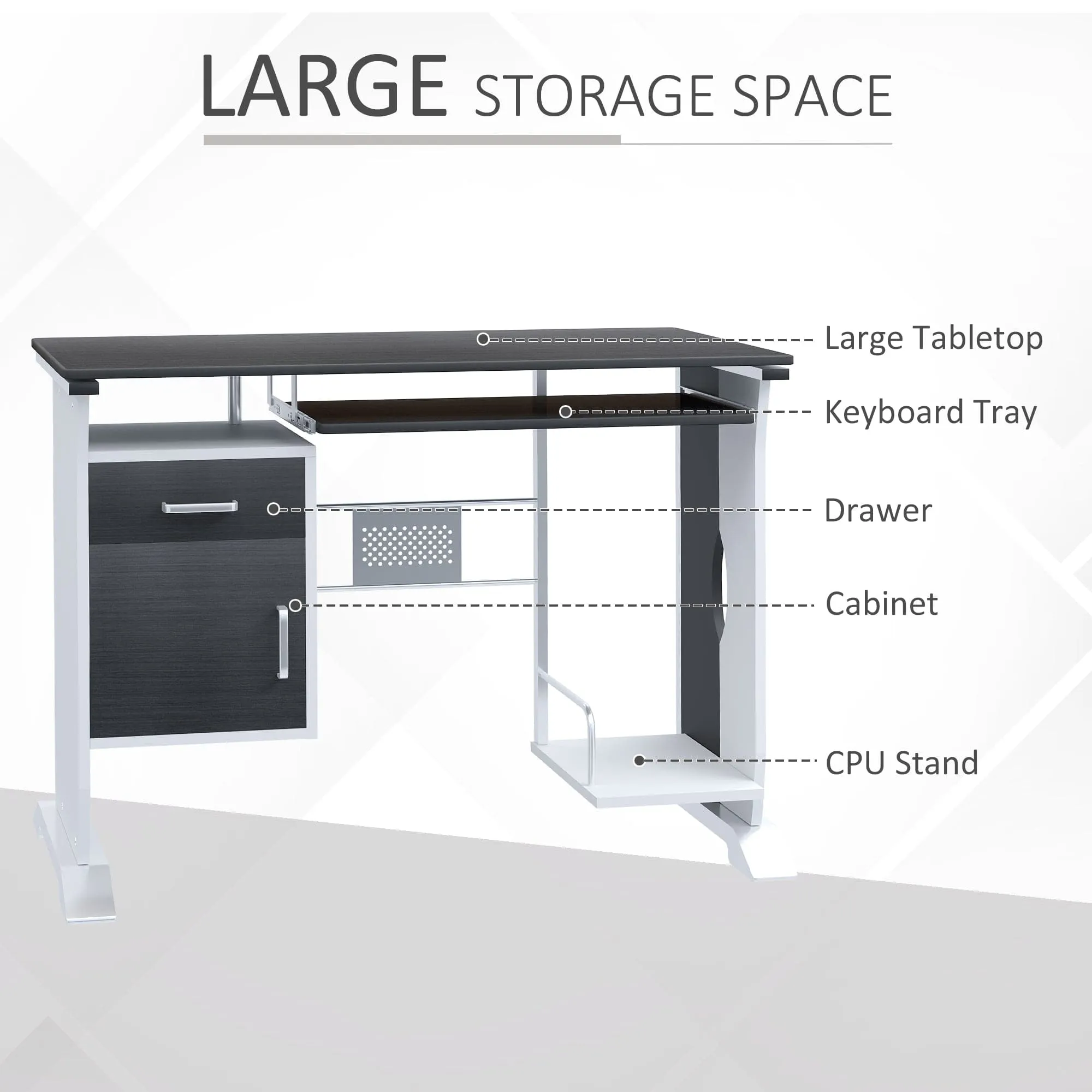 ProperAV Extra Computer Workstation