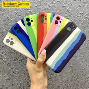 Rainbow Soft Print Case For Vivo