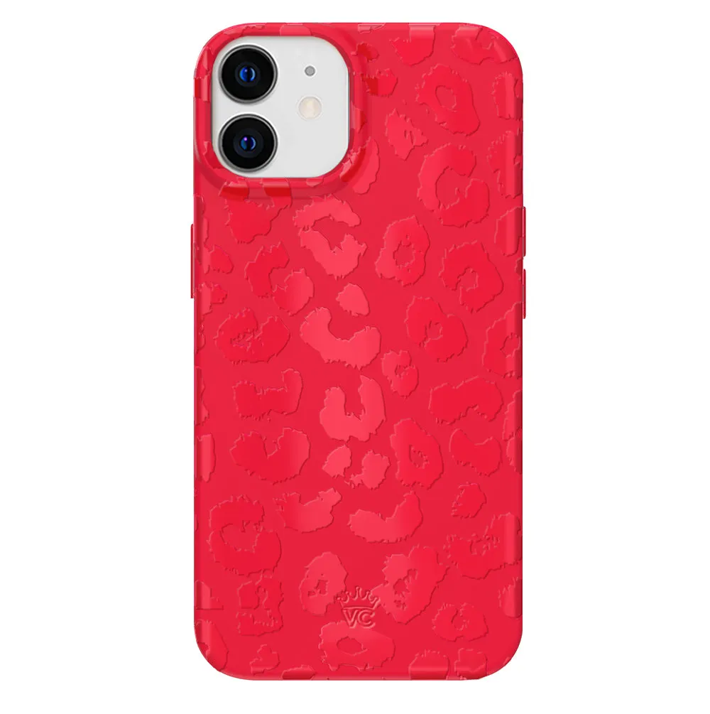 Red Hot Leopard iPhone Case