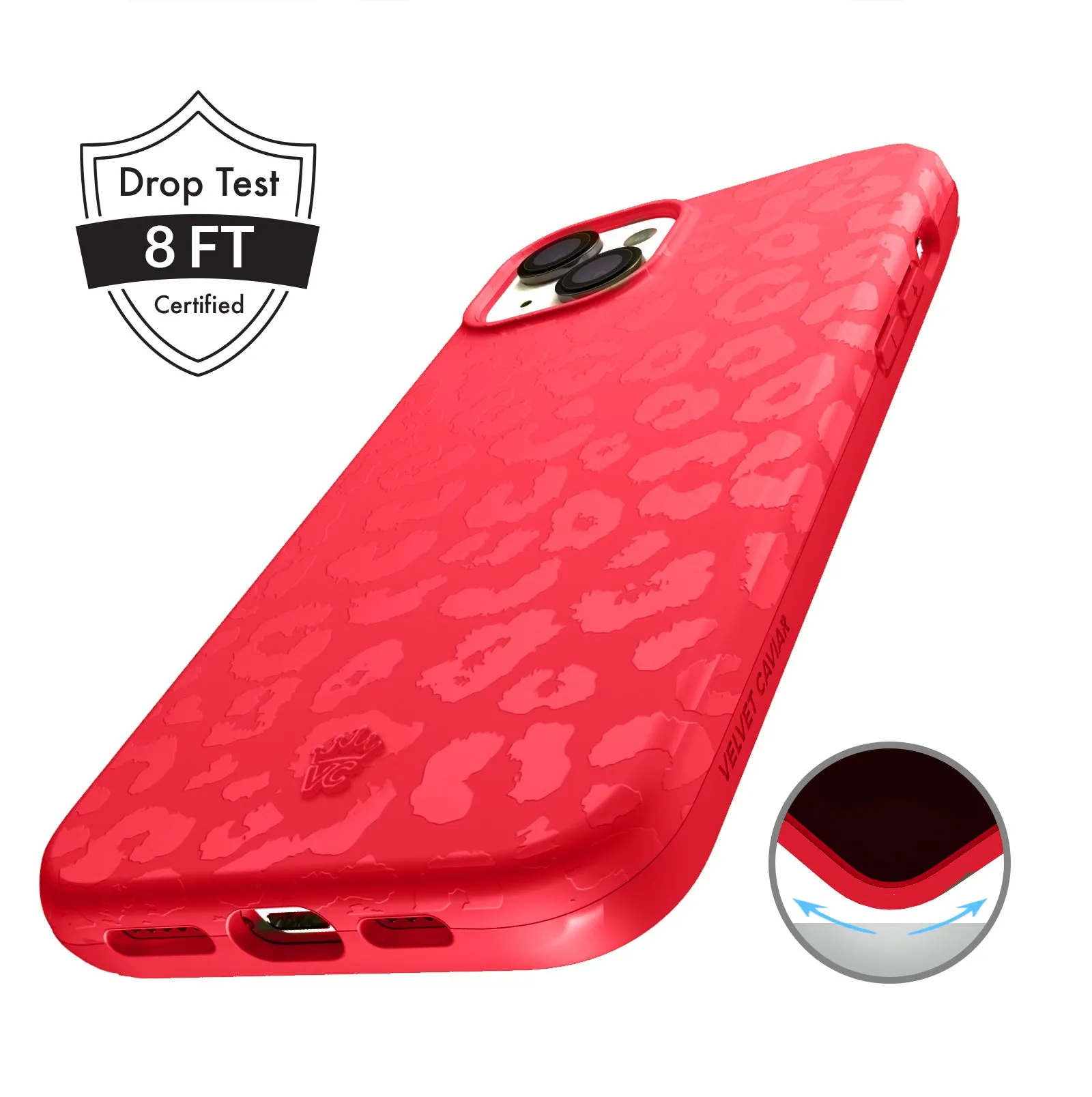 Red Hot Leopard iPhone Case