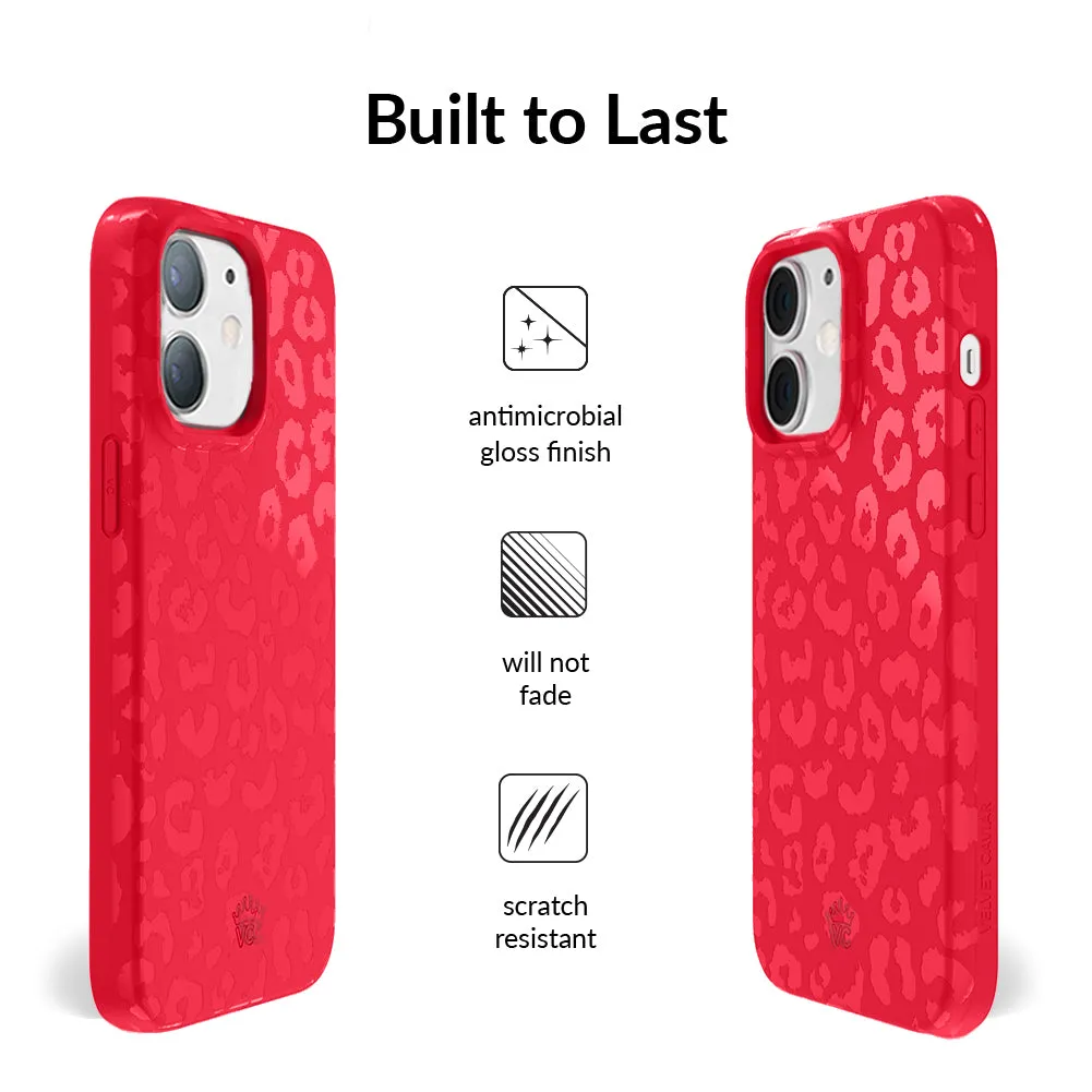 Red Hot Leopard iPhone Case