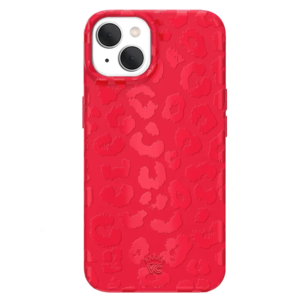 Red Hot Leopard iPhone Case