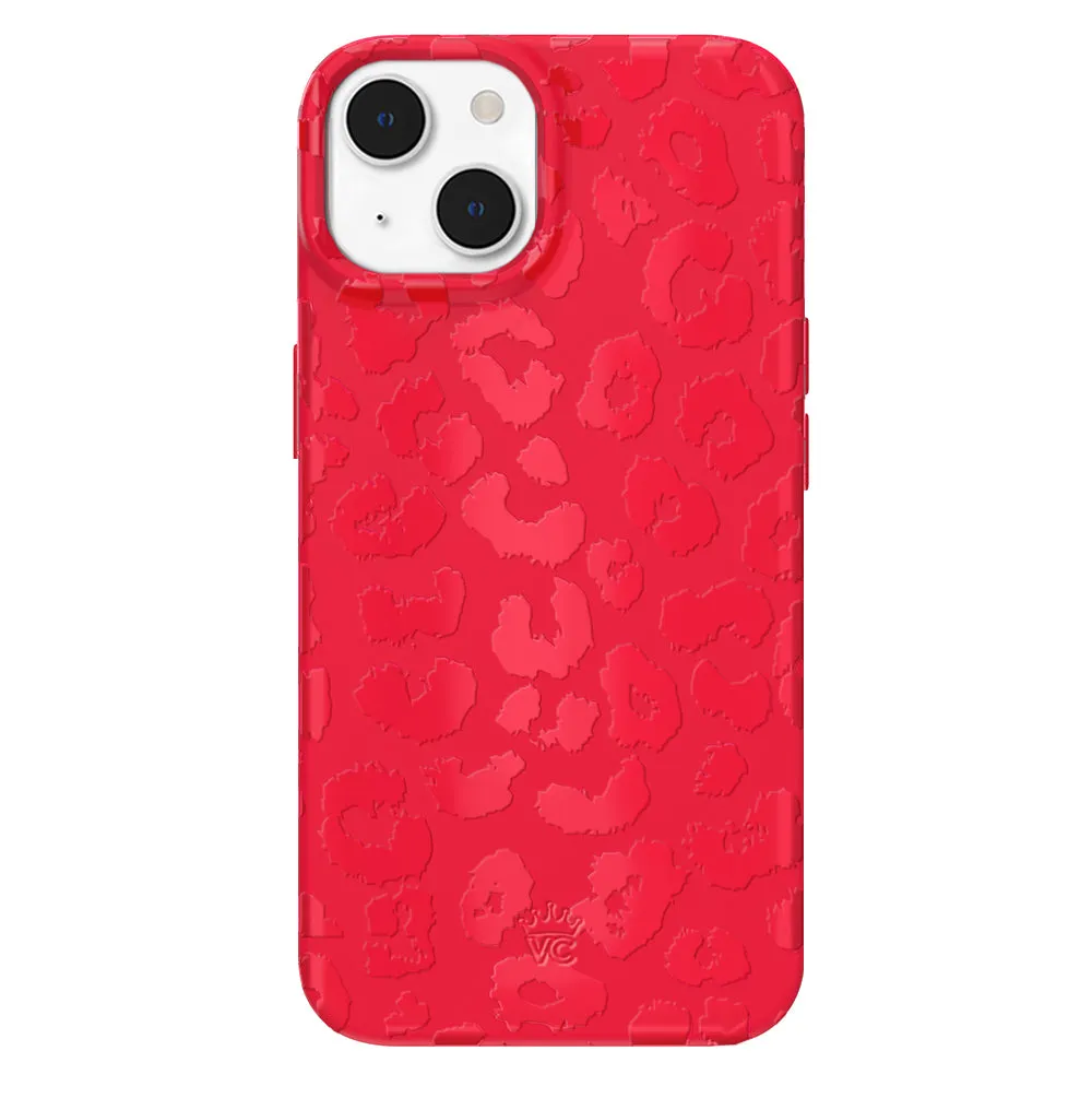 Red Hot Leopard iPhone Case