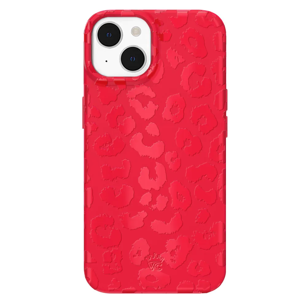 Red Hot Leopard iPhone Case