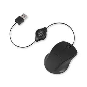 Retractable Optical Mouse | Basic Optical Mouse | Black