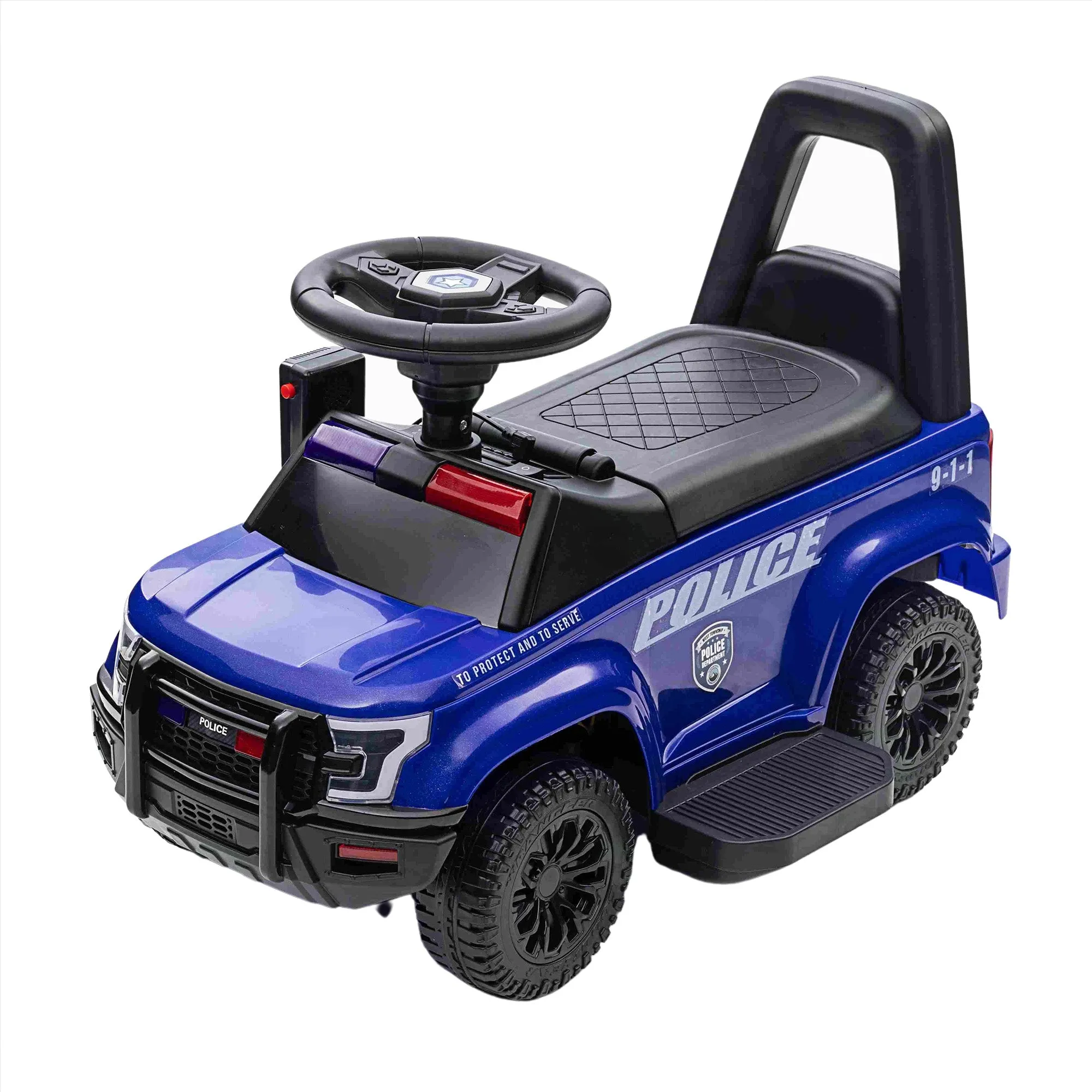 RiiRoo 6V Police Pursuit Push Along & Electric